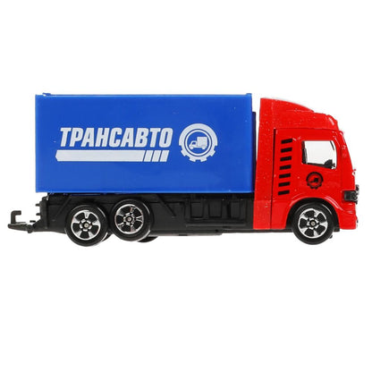 1710I148-R306115 Машина металл ГРУЗОВИК 10,5 см, красный, кор. Технопарк в кор.2*120шт