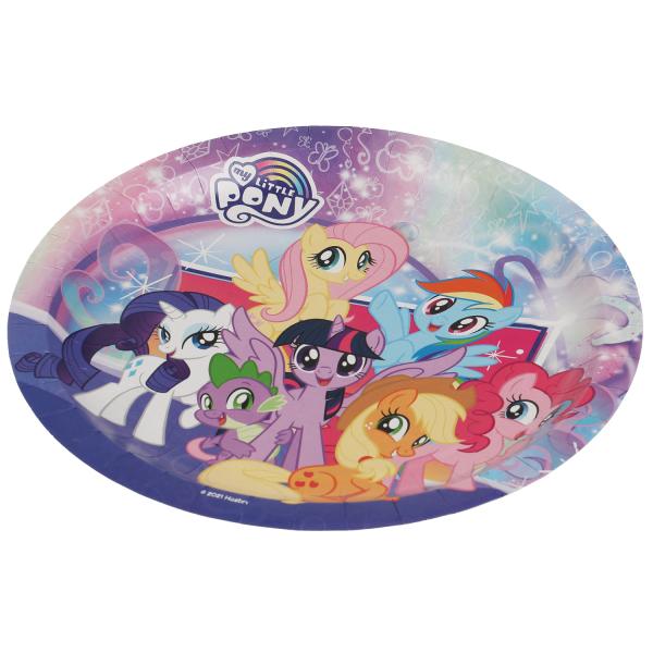 Тарелки бумажные МОЙ МАЛЕНЬКИЙ ПОНИ 6 шт, 23 см, Товары для праздника в кор.72наб