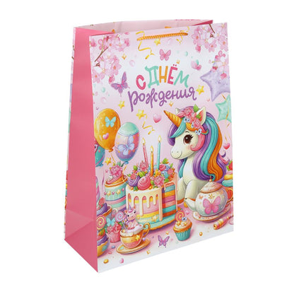 Paquet de sous-produits MAТОВЫЙ xl,единорог,140 gr/м2 ЧУДО ПРАЗДНИК в кор.5*12шт