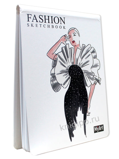 My Art. Fashion СКЕТЧБУК на гребне. Дива