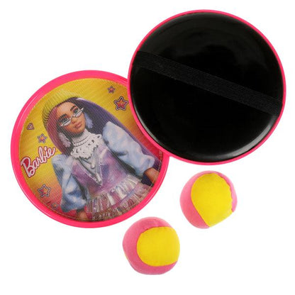 Мячеловка БАРБИ с липучкой ИГРАЕМ ВМЕСТЕ в кор.2*60шт