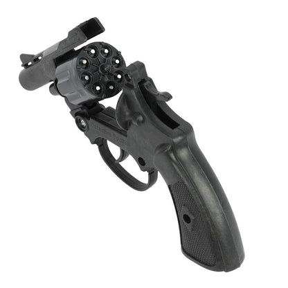 Револьвер для стрельбы поршнями 8 зарядов, пласт, блист.16,2*19,2*6см ИГРАЕМ ВМЕСТЕ в кор.4*72шт