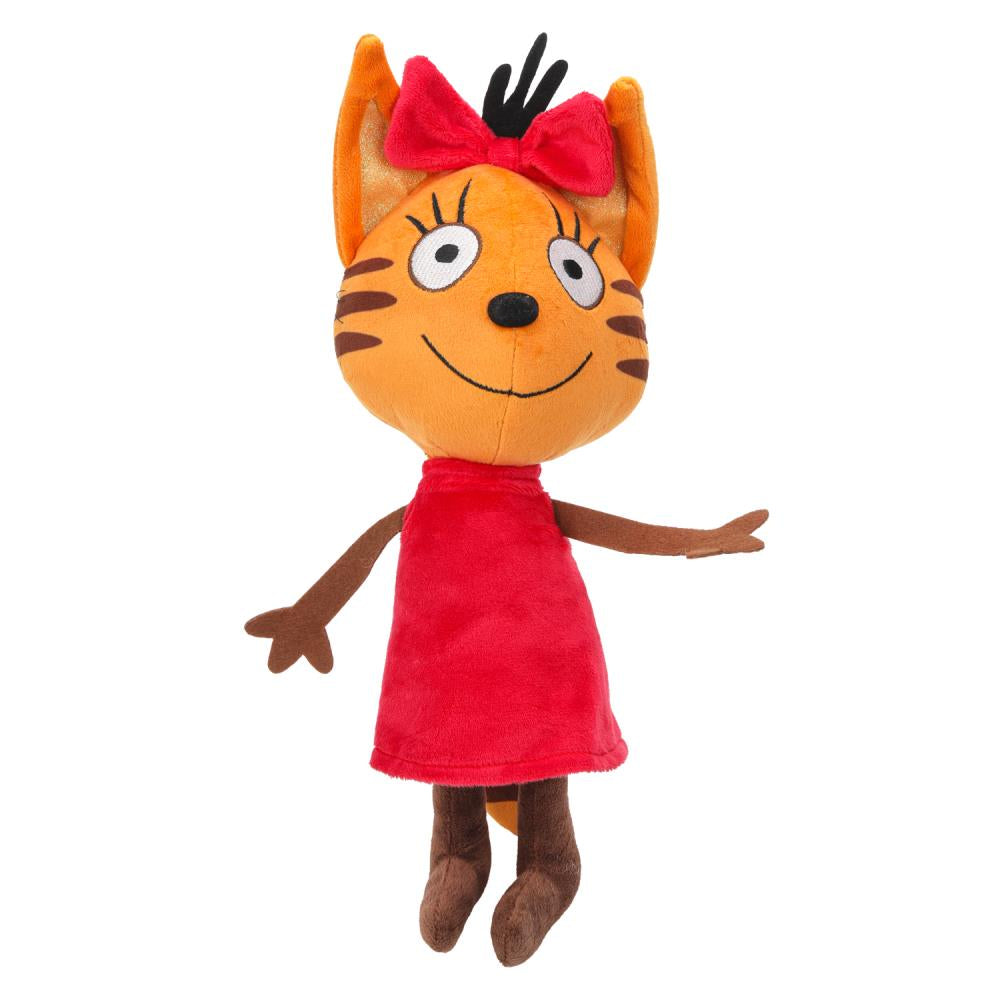 Jeu de trois kilos, trois chats, caramel, 30 cm, sans puce МУЛЬТИ-ПУЛЬТИ в кор.24шт