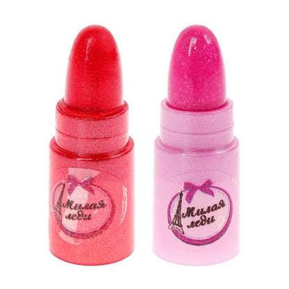 Косметика ДЛЯ ДЕВОЧЕК тени с блестками, помада, лак для ногтей, заколки МИЛАЯ ЛЕДИ в кор.2*36шт