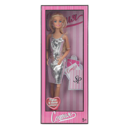 Кукла 29см София, руки и ноги сгиб., кор. КАРАПУЗ в кор.24шт