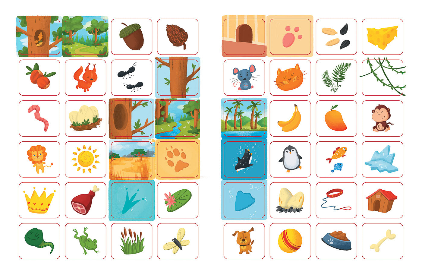 Животные: книжка с накл.