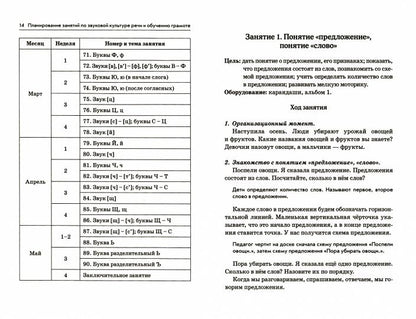 Я готовлюсь к чтению и письму. Планирование и конспекты занятий по обучению грамоте детей 5-7 лет.