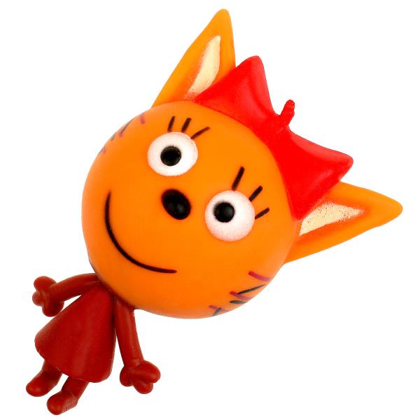 TG-211019-1-CAT1-FD (48) Тянучка Карамелька Три Кота мука, дисплей.28*16,5*9,3см Супер Жим уп-12шт в