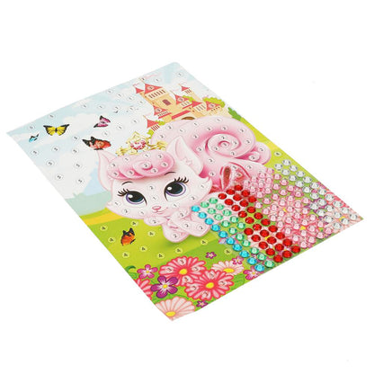 Аппликация стразами в пакете 15*21 см питомцы МУЛЬТИ АРТ в кор.100шт