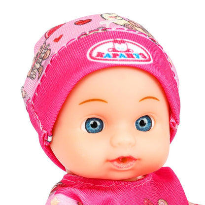 Пупс неозвуч 15см, пьет, пишет, 2акс КАРАПУЗ в кор.84шт