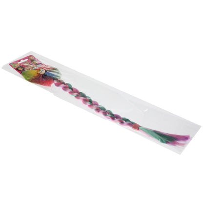 Аксесс д/девочек СКАЗОЧНЫЙ ПАТРУЛЬ резинка с косой/бант (rose/фиол/бирюз)МИЛАЯ ЛЕДИ уп-10шт в kor50up