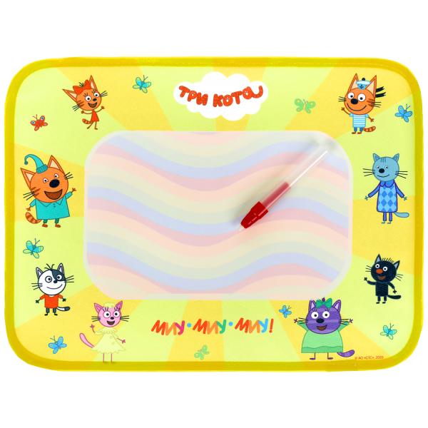 Le coût du voyage en eau est de trois lits dans un paquet. умка Три Кота в пак. Умка в кор.2*120шт