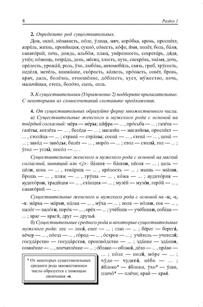 Грамматика русского языка в упражнениях и комментариях. Морфология