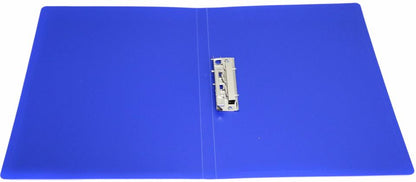 Папка с метал.зажим A4 пластик синий, PZ05CBLUE