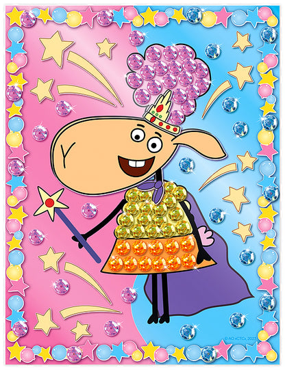 Отель у овечек. Мозаика из пайеток картина "Белла с волшебной палочкой"