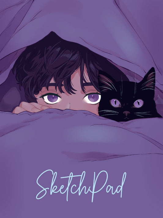 АНИМЕ СКЕТЧПАД. Мальчик и кот