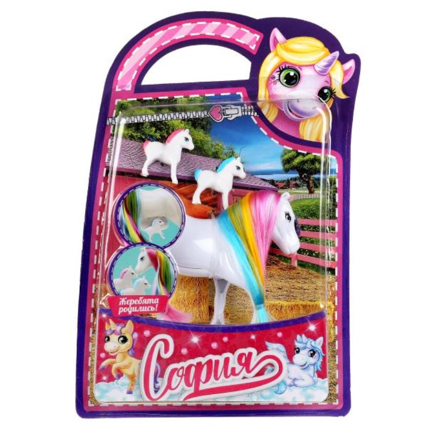 Карапуз. Аксессуары для кукол "Беременная лошадь" для Софии, с акссесуар. блистер арт.PET-HP-S-BB