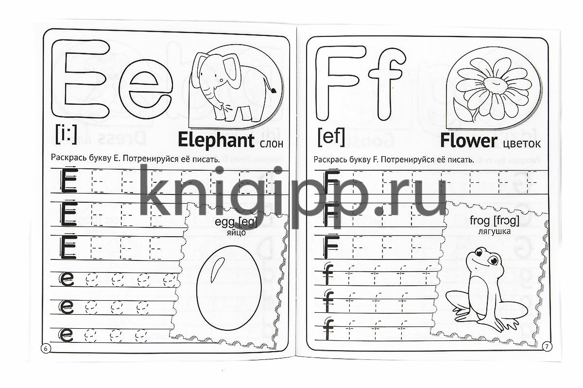 МОЯ РАБОЧАЯ ТЕТРАДЬ. АНГЛИЙСКИЙ АЛФАВИТ И ЦИФРЫ