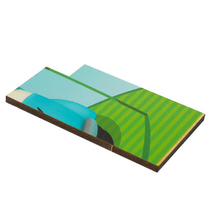 Игрушка деревянная рамка-вкладыш фигурная Грузовичок Лева 17*17 см, термопакет Буратино в кор.20шт