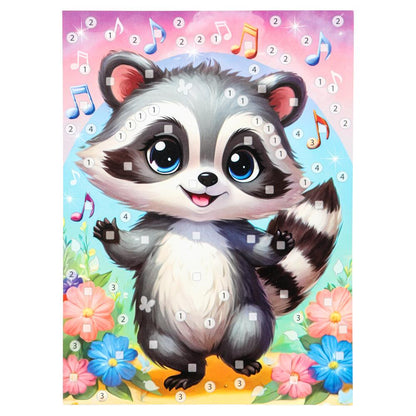 Аппликация пайетками 3D енотик МУЛЬТИ АРТ в кор.100шт