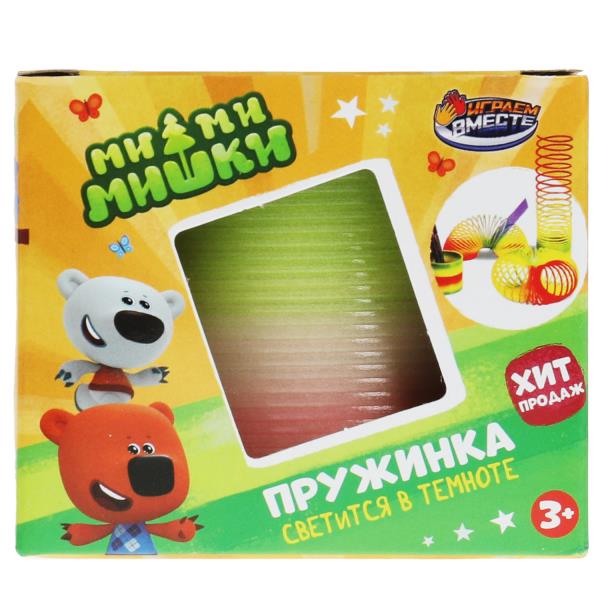 Игра пружинка, Ми-ми-мишки светится в темноте, кор.8,2*7,1*8,2см ИГРАЕМ ВМЕСТЕ в кор.2*180шт