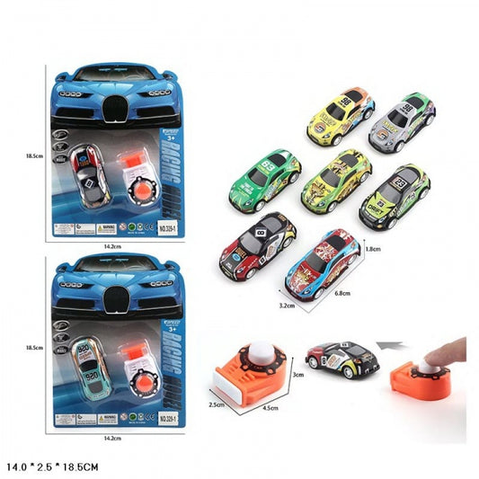 Машина инерц. с пультом д/запуска, цвет в ассорти. 329 на карт. в кор.2*480шт