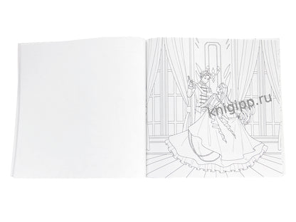 АНИМЕ РАСКРАСКА ДЛЯ МАРКЕРОВ. Таинственный волшебный мир