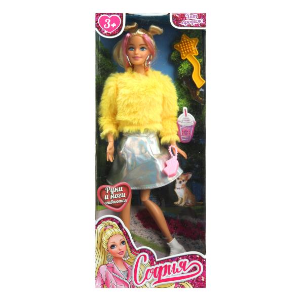 Кукла 29см София, руки и ноги сгиб., акс, кор КАРАПУЗ в кор.24шт