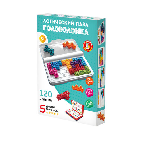 Игра-головоломка "Логический пазл" Крестики-нолики Учись играя