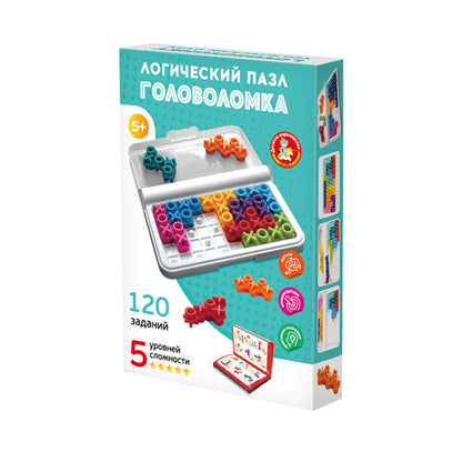 Игра-головоломка "Логический пазл" Крестики-нолики Учись играя