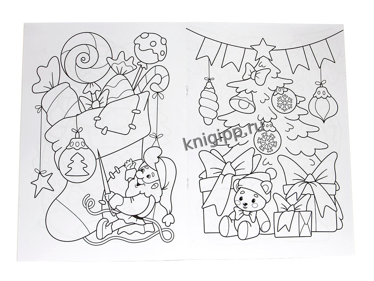 НГ РАСКРАСКИ с новогодними очками. НОВОГОДНИЕ КАНИКУЛЫ