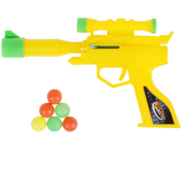 Pistolet avec cartouches, blister 26*21,5*4 cm, ИГРАЕМ ВМЕСТЕ в кор.2*96шт