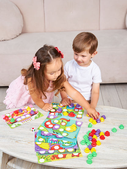 Игра настольная "Цвет в цвет" серия Детские игрушки Игры
