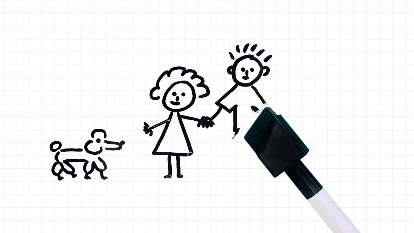 Планшет маркерно-меловой универсальный