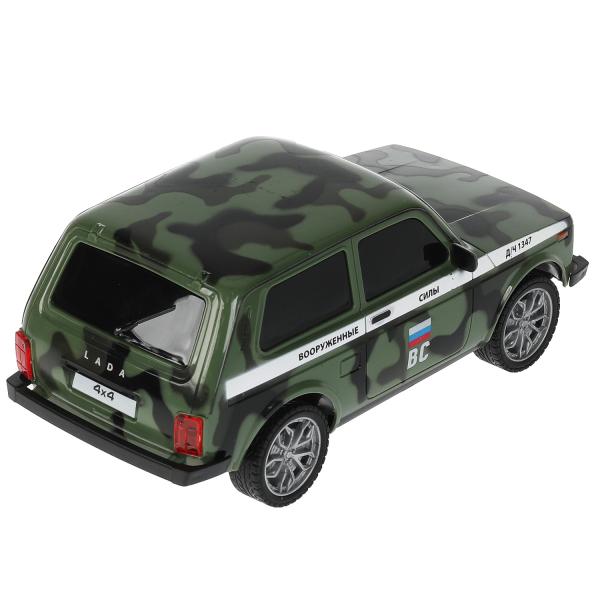 LADA4X4-18L-MIL 326225 Машина р/у LADA 4x4 18 см, свет, камуф, кор. Технопарк в кор.24шт