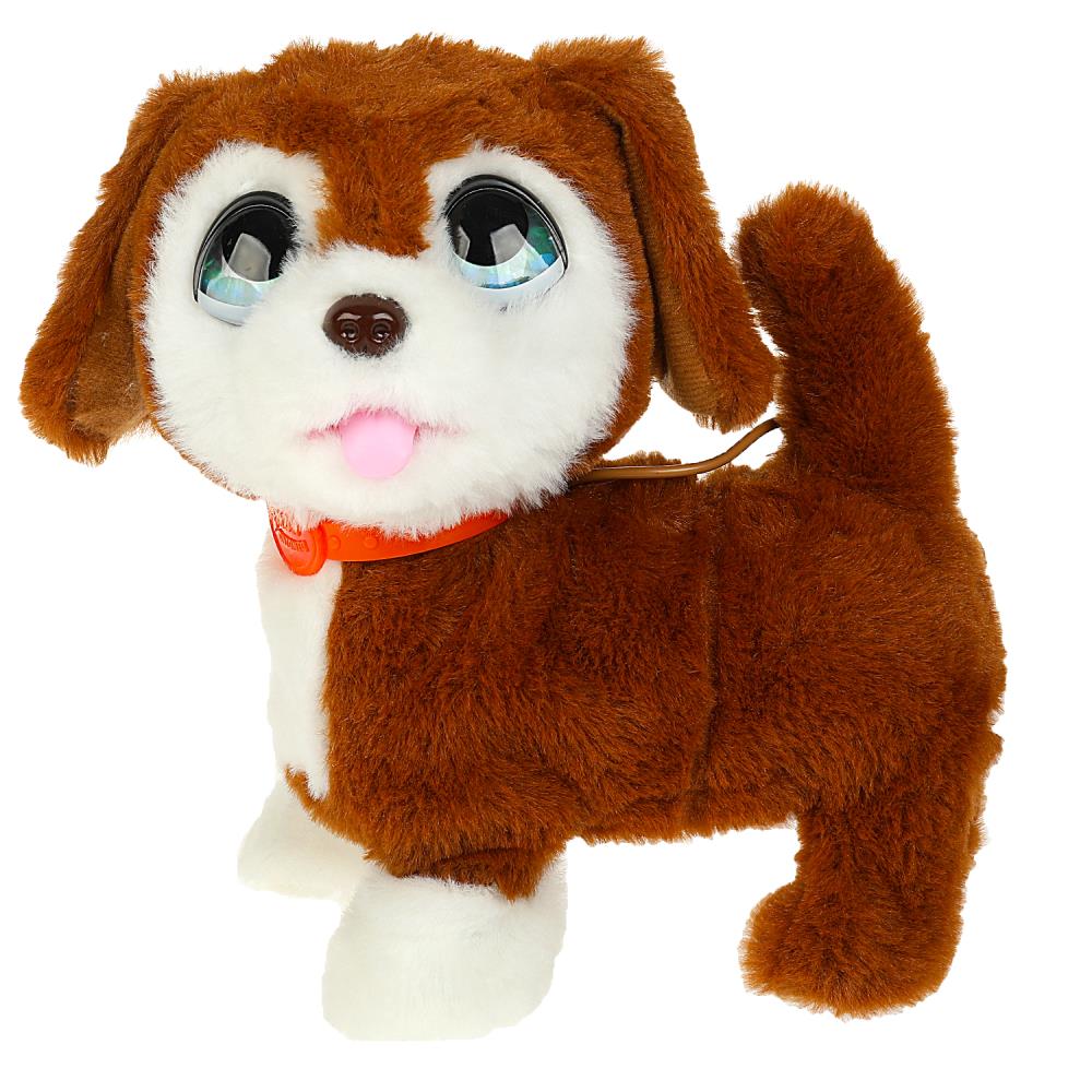 Интерактивный щенок Джим 22см, ходит, озвучен, голова поворачив., в кор. МОЙ ПИТОМЕЦ в кор.12шт