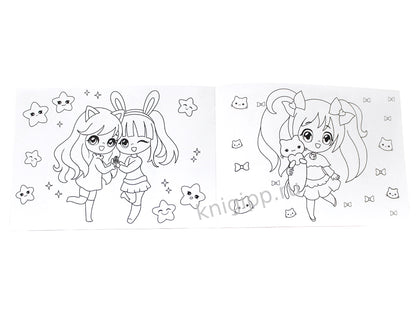 РАСКРАСКИ А5 эконом. альбомные. АНИМЕ