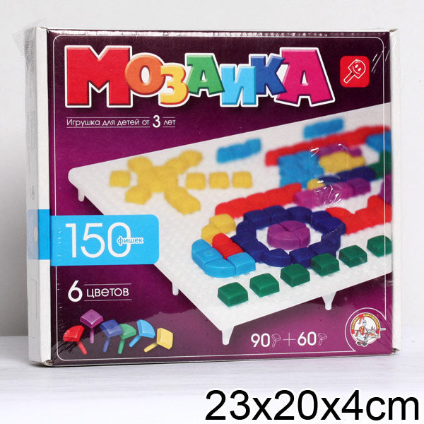 Мозаика фиг/6цв/150шт/1поле/230х200х35 (арт. 966)