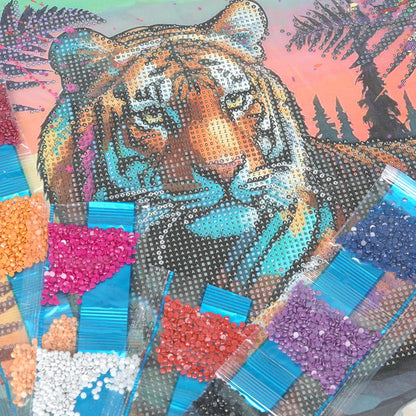 Mosaïque en bois 30*40 en rouleau avec une feuille de tigre de 36 pouces