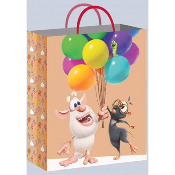 Пакет подарочный крафт БУБА xl, 33,5*45*15 см ЧУДО ПРАЗДНИК в кор.12*12шт