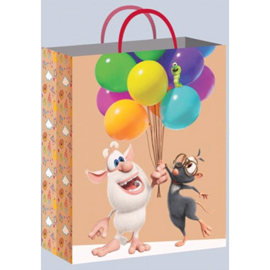 Пакет подарочный крафт БУБА xl, 33,5*45*15 см ЧУДО ПРАЗДНИК в кор.12*12шт