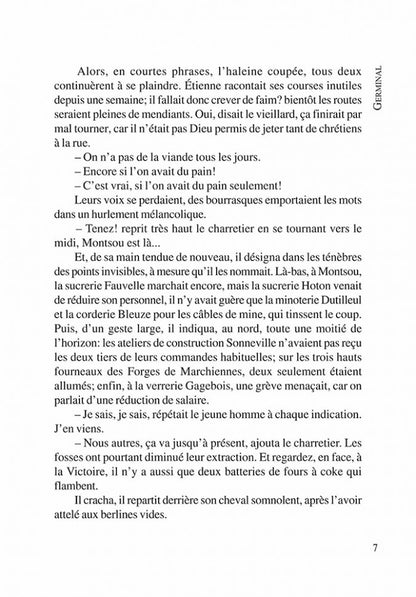Жерминаль (книга для чтения на французском языке, неадаптир.)