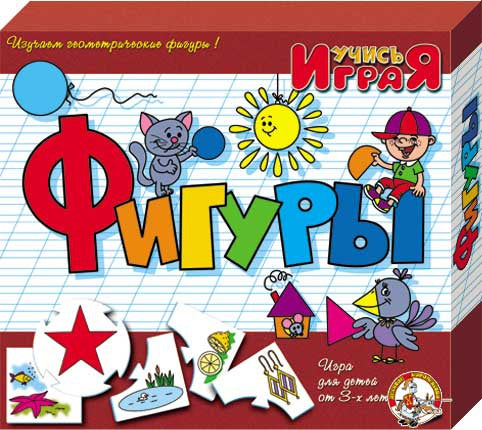 ИГРА ОБУЧАЮЩАЯ УЧИСЬ ИГРАЯ "ФИГУРЫ" (М/Г) 00058 в кор 14шт