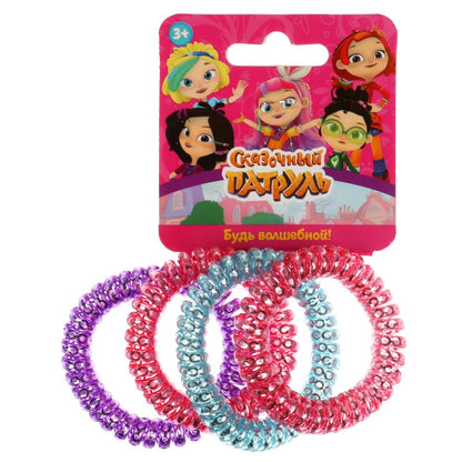 Аксесс д/девочек СКАЗОЧНЫЙ ПАТРУЛЬ резинки-пружинки 4шт на карт. dans le paquet. МИЛАЯ ЛЕДИ уп-12шт в кор50уп