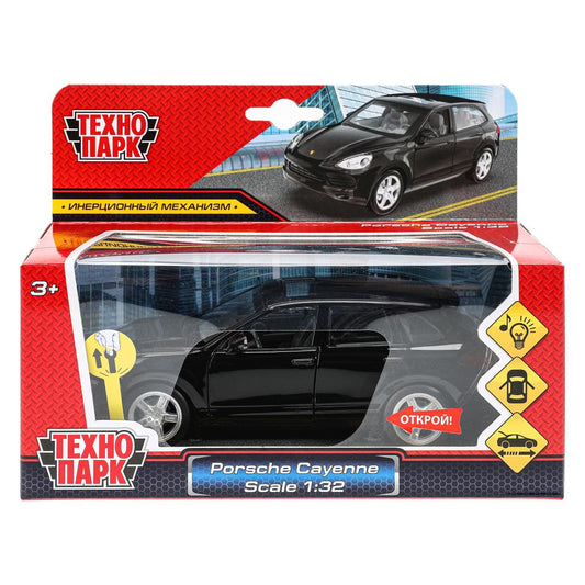 Машина металл светзвук PORSCHE cayenne, 15 см, двери, багажник, инерция Технопарк в кор.2*24шт