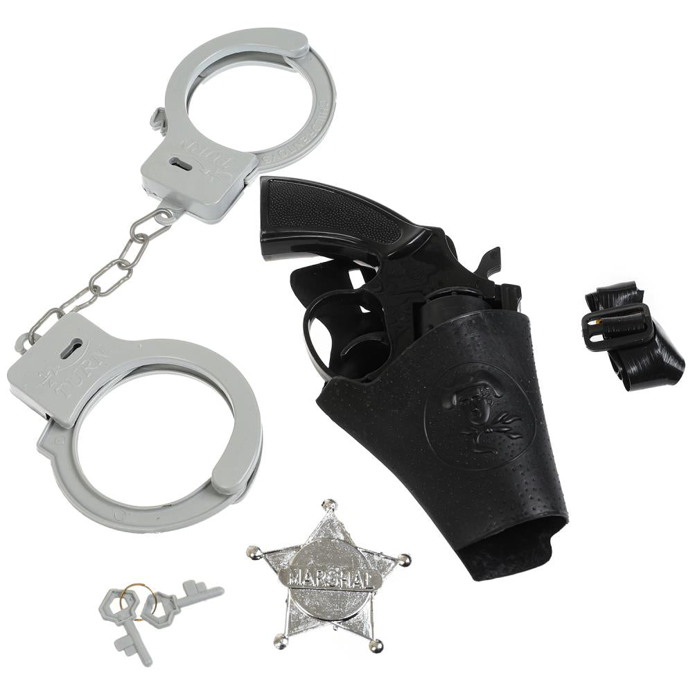 Набор ПОЛИЦИЯ пистолет стр.пистонами, блист.21*30*4см ИГРАЕМ ВМЕСТЕ в кор.2*48шт