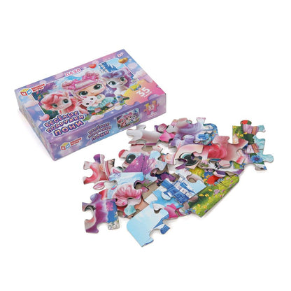 Весёлые подружки пони. Макси-пазлы в коробке. Пазл 35 деталей. 180х127х35 мм. Умные игры в кор.24шт