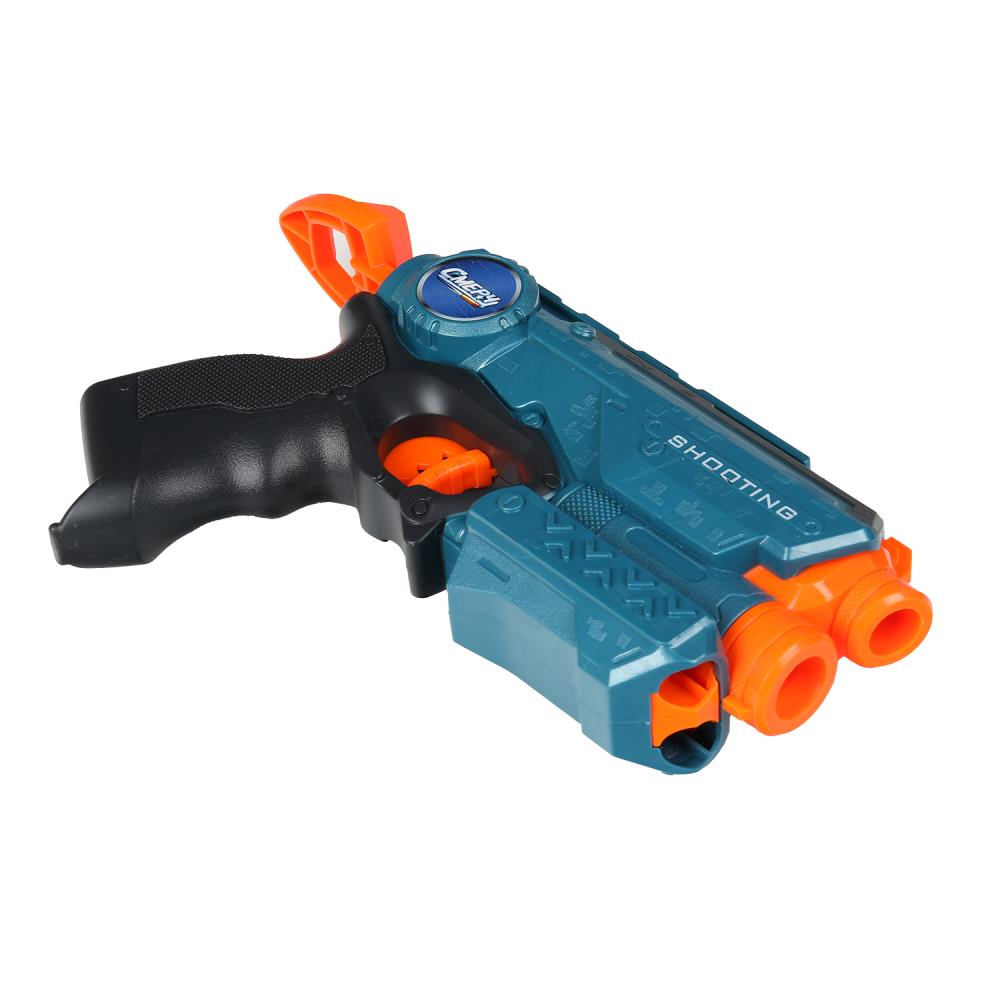 Бластер с мягкими пулями коробка 23*4,5*16см Смерч в кор.2*60шт