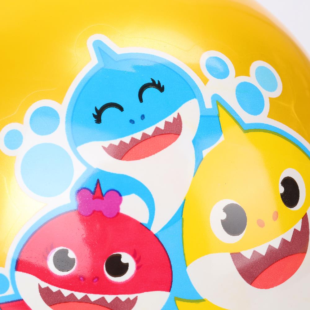 AD-9(SHARK) (144) Мяч пвх 23 см акуленок с наклейкой, в сетке ИГРАЕМ ВМЕСТЕ в кор.144шт