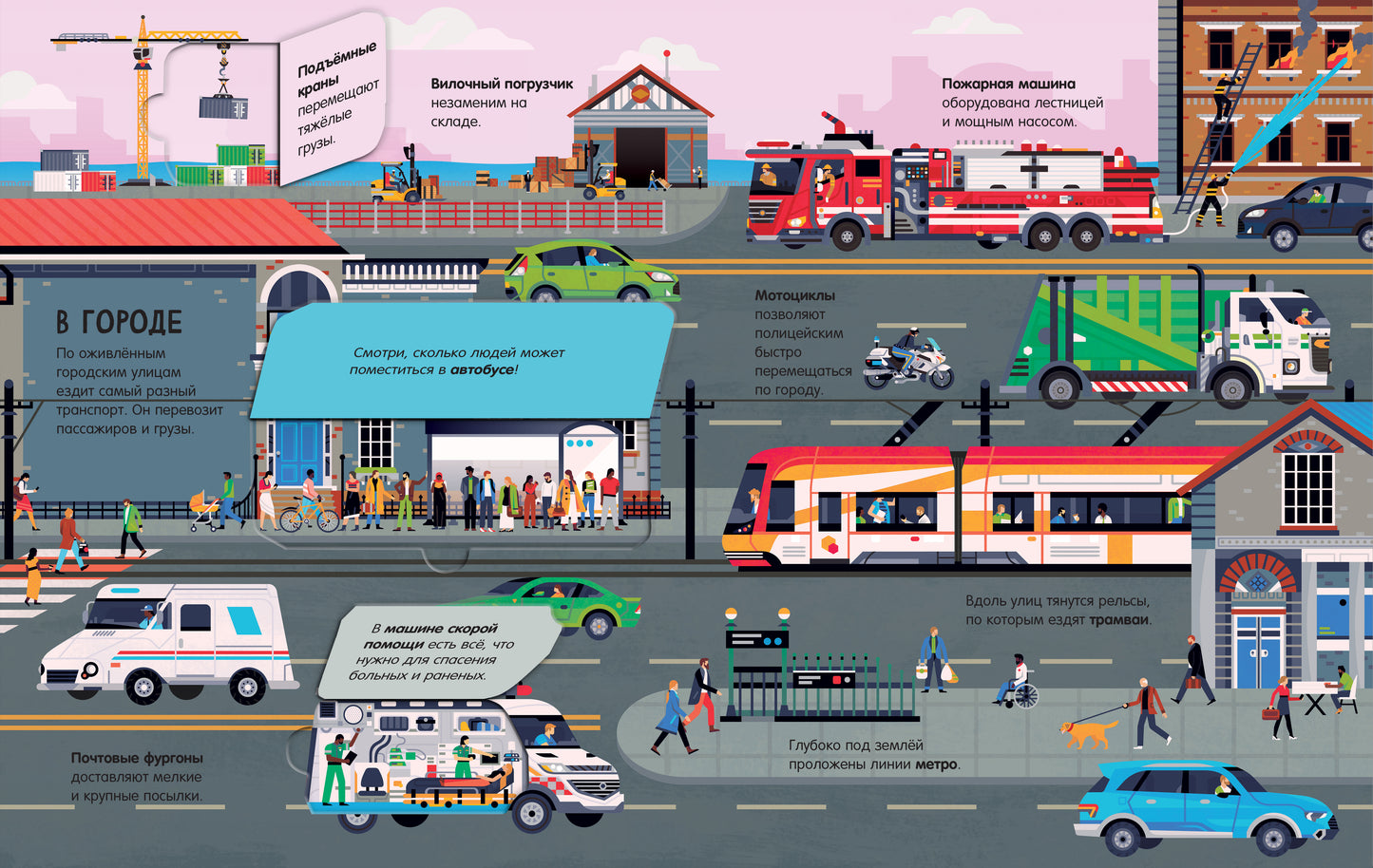 Энциклопедия с окошками. Транспорт. Энциклопедия с окошками/Петти У.